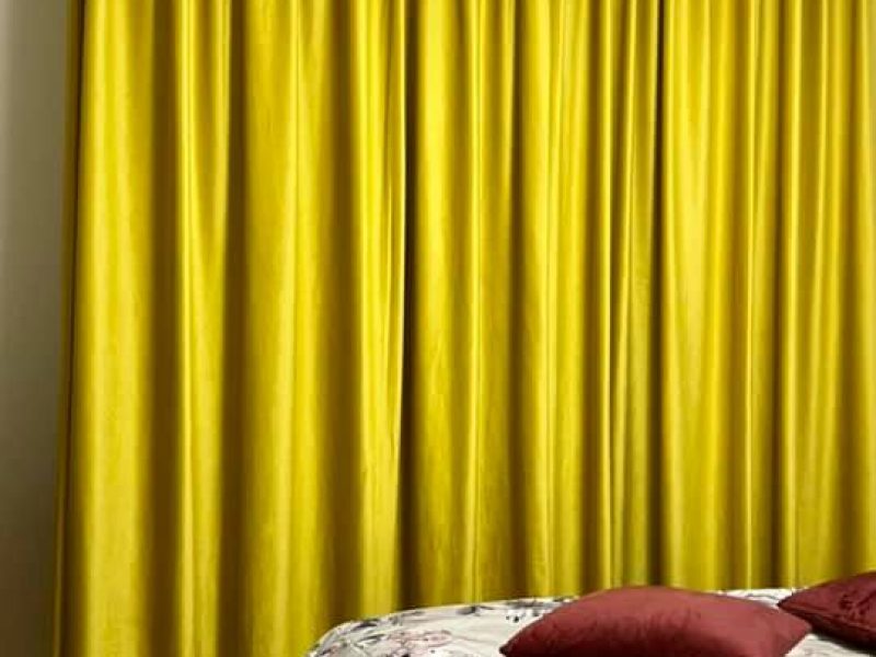 Mondaj draperii - galben mustar - ArciaDesign Bacau